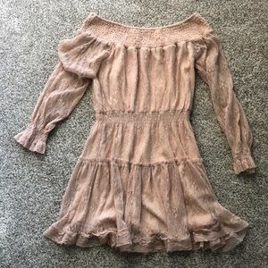 light pink lacey dress